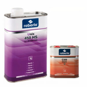 ROBERLO UNIX 450 HS akrila laka 1l + C355 cietinātājs 0,5l