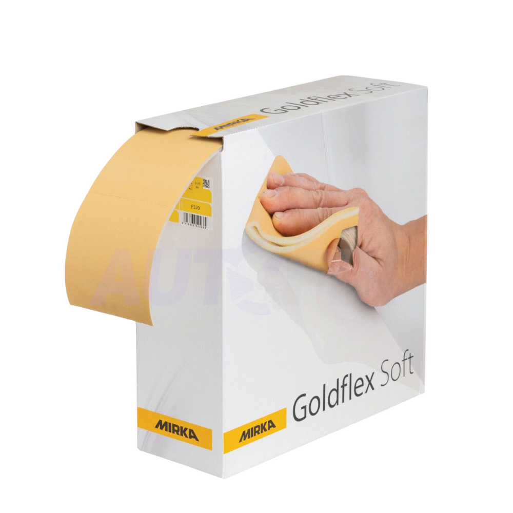 P240 MIRKA slīpēšanas papīrs uz porolona Goldflex Soft 115×125mm