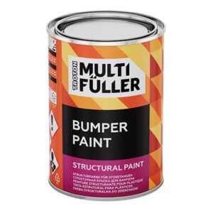 Multi Füller Strukturālā matētā krāsa plastmasas elementiem Bumper Paint 1K melna 0.8 l